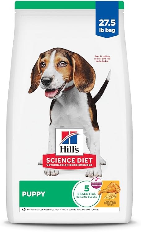Hill's Science Diet Puppy Dry Dog Food, Chicken & Brown Rice, 27.5 lb. Bag - Product Image
