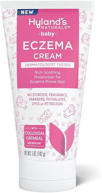 Hyland's Baby Eczema Cream, Rich Soothing Moisturizer for Eczema Prone Skin, With Colloidal Oatmeal, 5 ounce - Product Image