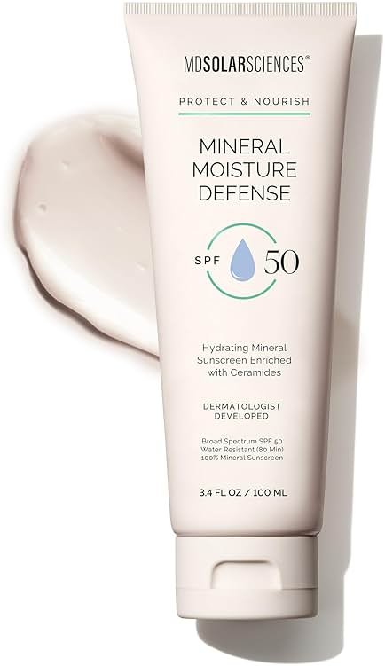 MDSolarSciences Mineral Moisture Defense SPF 50 Sunscreen for Body and Face - Product Image
