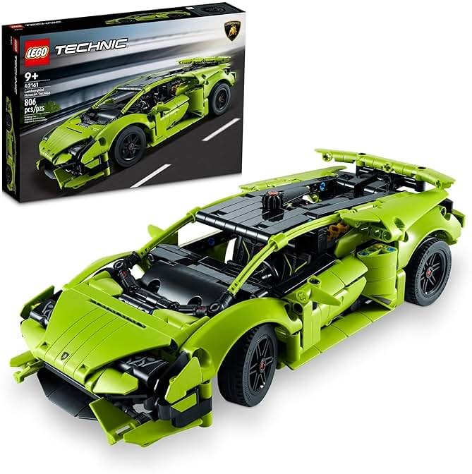 LEGO Technic Lamborghini Huracán Tecnica Advanced Sports Car Building Kit for Kids Ages 9 and up Who Love Engineering and Collecting Exotic Sports Car Toys, 42161 - Product Image