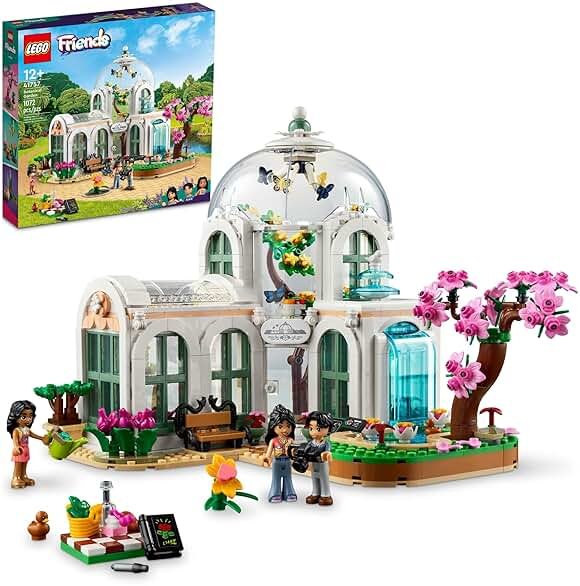 LEGO Friends Botanical Garden Building Toy Set, A Creative Project for Ages 12+, Build and Display a Detailed Greenhouse Scene, A Gift for Kids and Teens Who Love Flowers and Plants, 41757 - Product Image
