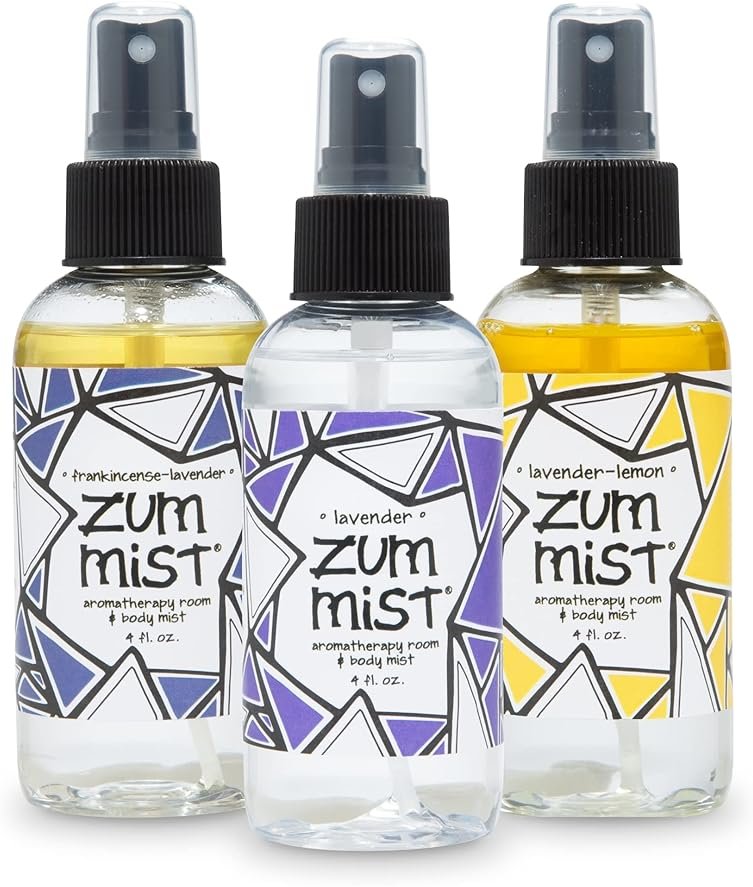 Zum Indigo Wild Mist Room & Body Spray - Aromatherapy Essential Oil Spray - Natural Body Mist & Room Spray - Lavender Blends - 4 fl oz (3 Pack) - Product Image