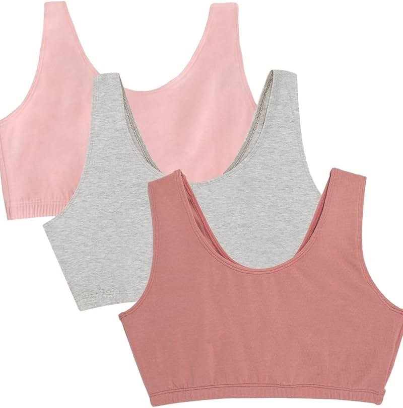 Fruit of the Loom Women's Cotton Tank Bra for Women - Ultimate Comfort & Breathable Fit - Product Image
