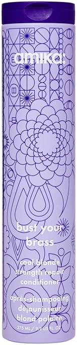 amika bust your brass cool blonde strength repair conditioner, 275ml - Product Image