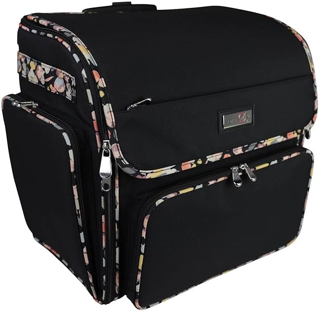 Everything Mary Wheeled Scrapbook Tote for Scrapbooking & Art - Travel Organizer Storage Bin for Paper, Glue, Tape - Product Image
