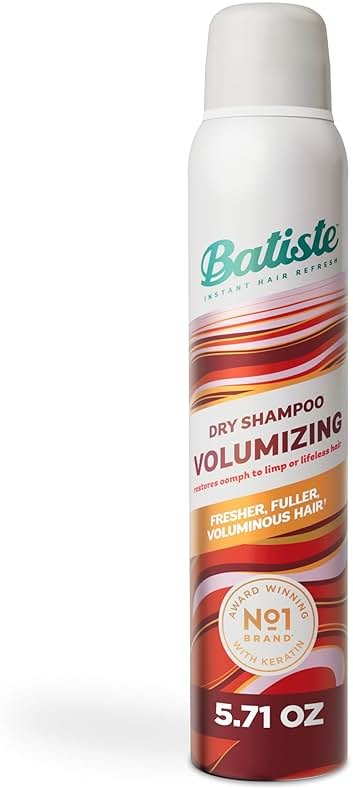 Batiste Dry Shampoo, Volumizing, Refresh Hair and Absorb Oil Between Washes, Waterless Shampoo for Added Hair Texture and Body, 5.71 oz - Product Image