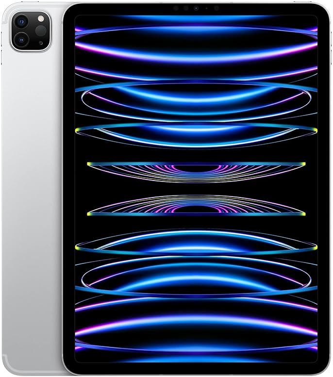 Apple 2022 iPad Pro 11-inch, Wi-Fi + Cellular, 128GB - Silver (Renewed) - Product Image