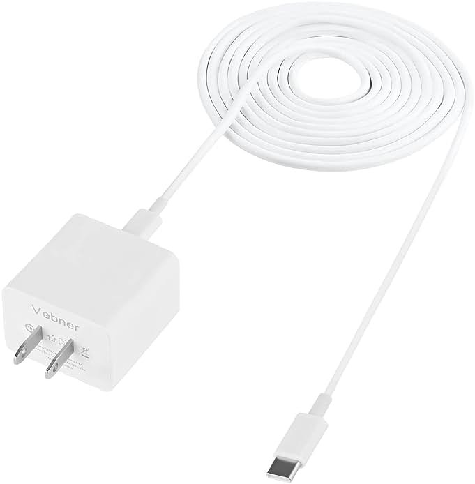 Vebner Extra Long 17-Foot Power Cord Compatible with eero, eero 6 & Pro 6 Mesh WiFi Systems - Product Image