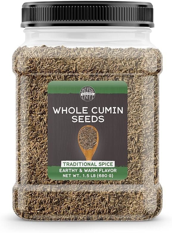 Birch & Meadow 1.5 lb of Whole Cumin Seeds, Earthy & Warm, Aromatic Spice - Product Image