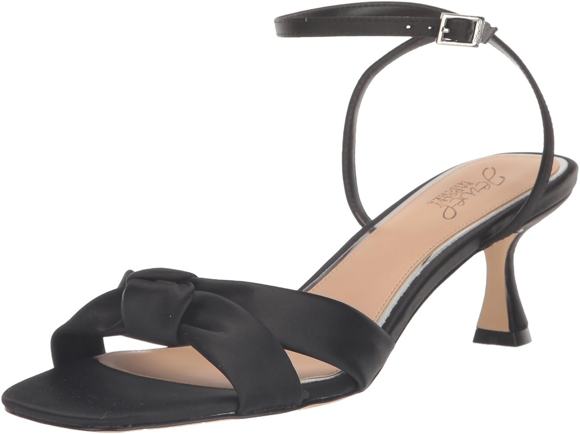 Jewel Badgley Mischka Valerie Open Toe Kitten Heels - Product Image