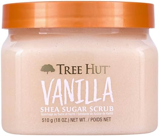 Tree Hut Vanilla Shea Sugar Scrub, Mothers Day Gifts, Exfoliating & Hydrating Body Scrub with Shea Butter & Essential Oils, Smooth Skin, For All Skin Types, Vegan, 18 oz - Product Image