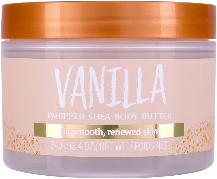 Tree Hut Vanilla Whipped Shea Body Butter, Long-Lasting Hydration for Soft, Smooth Skin, Nourishing Essential Body Care, Lightweight Moisturizer, 8.4 fl oz - Product Image