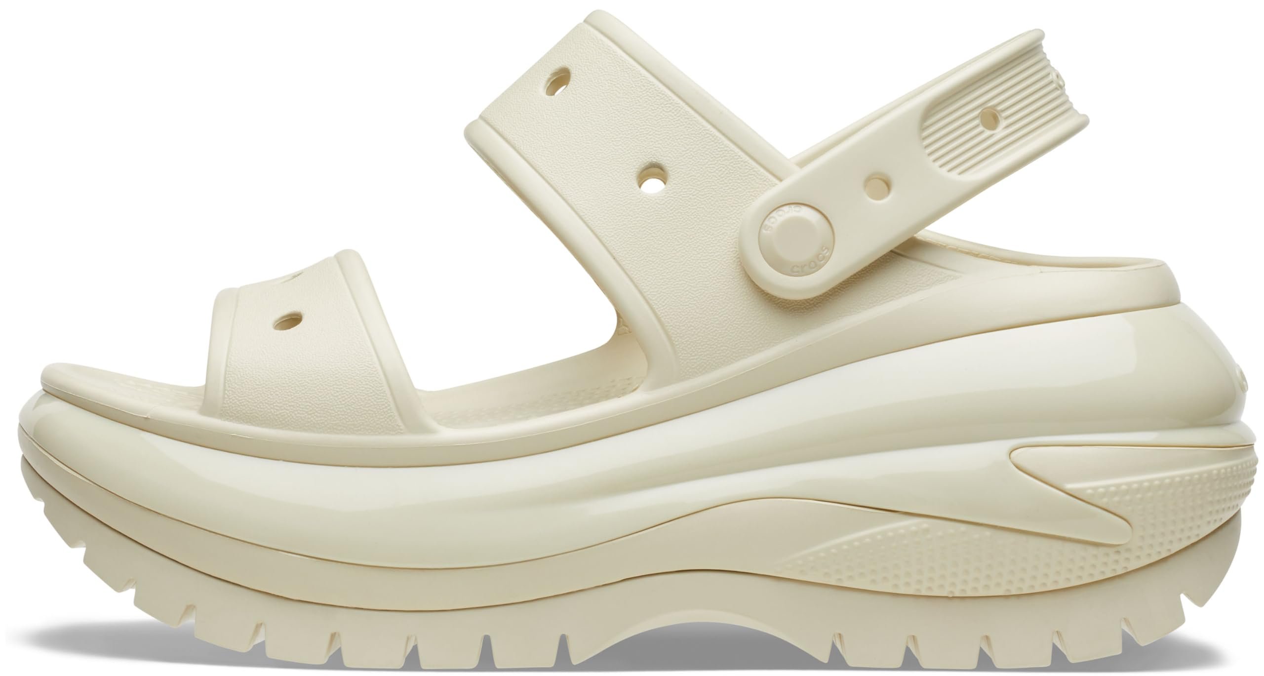 Crocs Unisex Classic Mega Crush Platform Sandals Wedge - Product Image