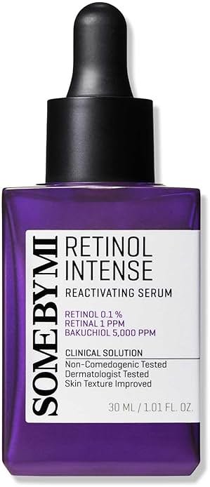 SOME BY MI Retinol Intense Reactivating Serum – 1.01oz, 30ml – Korean Bakuchiol Retinol Serum for Face Firming – Improves Signs of Aging, Minimizes Pore Size & Refines Skin Texture – Korean Skin Care - Product Image