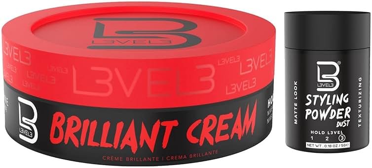 Level 3 Brilliant Cream - Hydrating Cream for Hair Texture & Shine - Natural Style Enhancer - Product Image