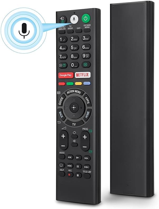 Voice Replacement Remote Control for Sony-Bravia-TVs，for All Sony 4K UHD LED LCD HD Smart TVs. 1-Year Warranty. - Product Image