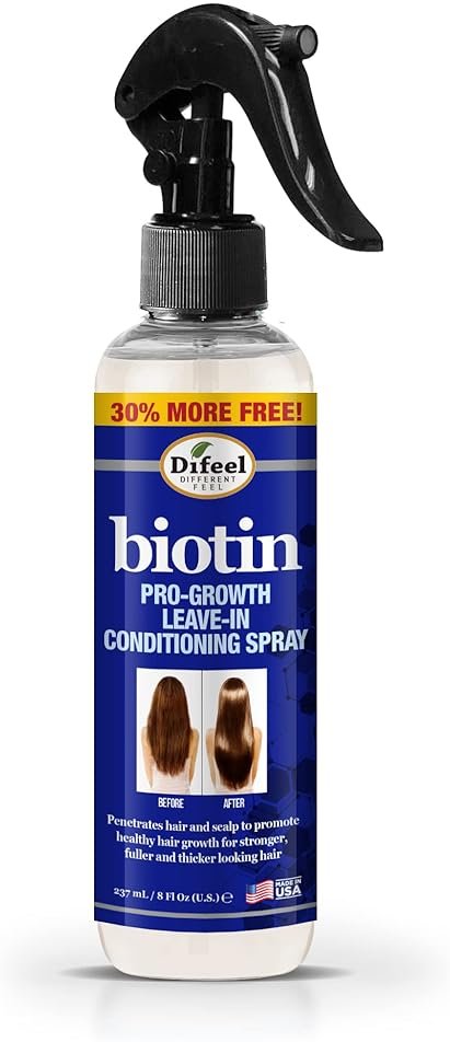 Difeel Pro-Growth Biotin Leave in Conditioning Treatment 8 oz. - Large Bottle - Product Image