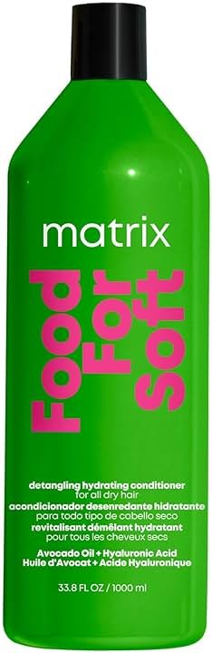 MATRIX Food For Soft Hydrating Conditioner For Dry and Brittle Hair - Moisturizes, Softens & Smooths, With Avocado Oil & Hyaluronic Acid, Vegan, For All Hair Types - Product Image