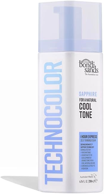 Bondi Sands Technocolor 1 Hour Express Self Tanning Foam, Innovative Formula, Hydrates for Natural Enhanced Skin Results, Available in 4 Shades - Product Image