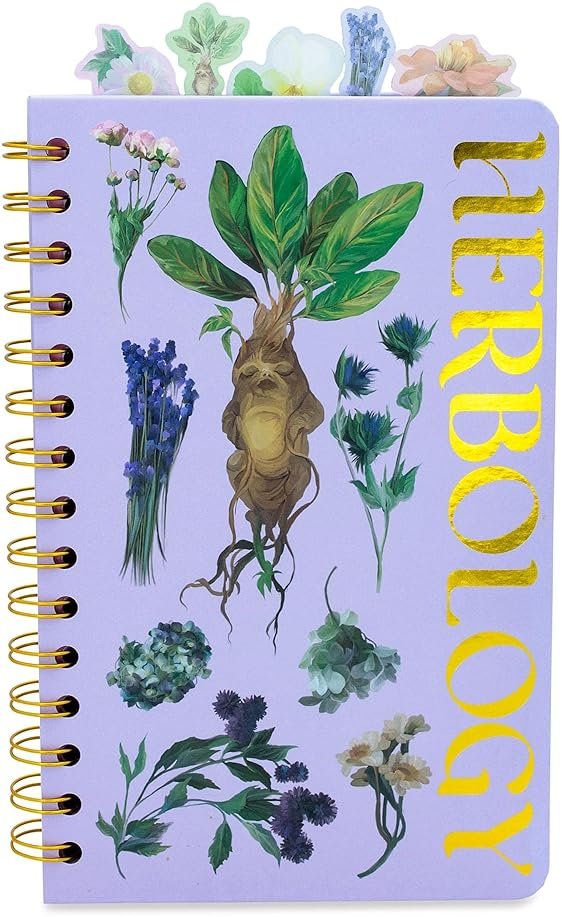 Silver Buffalo Harry Potter Hogwarts Herbology 75-Page Spiral Notebook | Bound Sketchbook Journal, School Supplies For College, Business | 8 X 5 Inches - Product Image