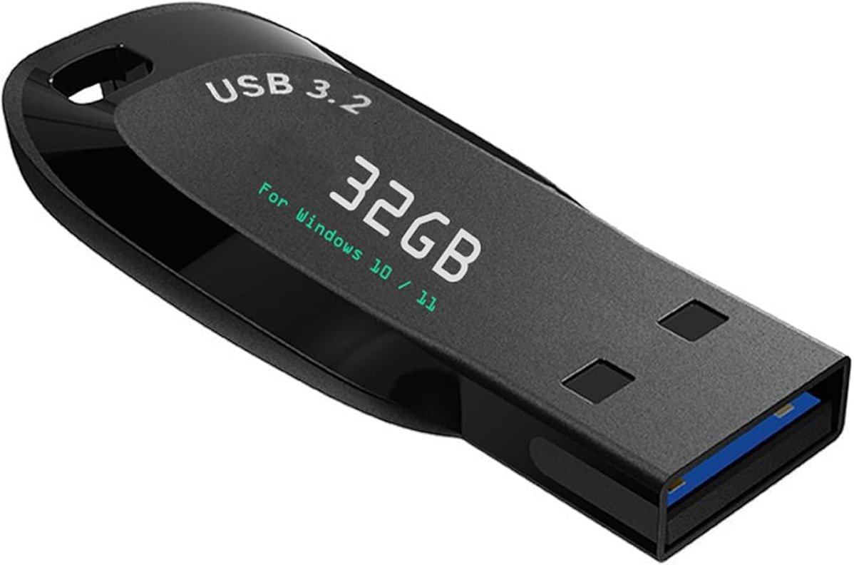 32GB - Bootable Windows 10&11, USB Driver 3.2 Gen for Install/Recovery Windows, No TPM Required, Network Drives (WiFi & LAN), Supported UEFI and Legacy, Compatible All Brands - Product Image