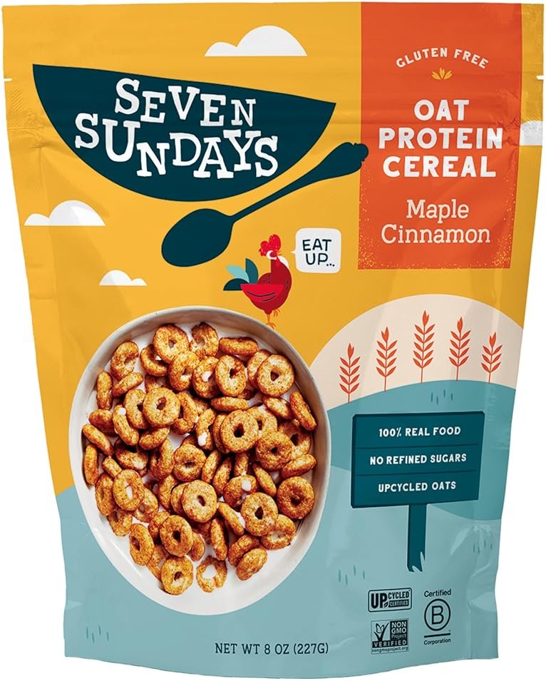 Seven Sundays Cereal Oat Prtn Mpl Cinn 8 OZ - Product Image
