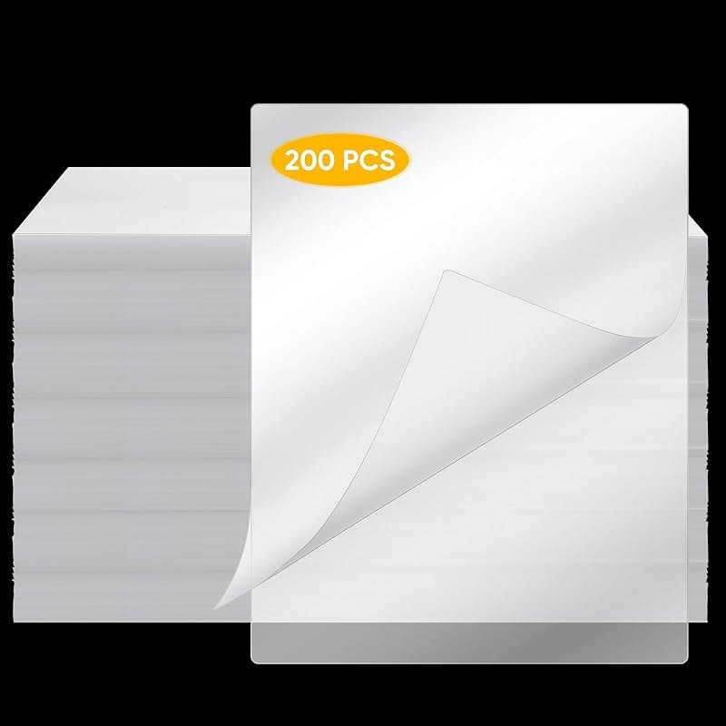 Sherr 200 Pack 10 Mil Laminating Pouches Thermal Laminating Sheets Letter Size 9 x 11.5 Inch Clear Plastic Paper Hot Glossy Sheets Office Supplies - Product Image