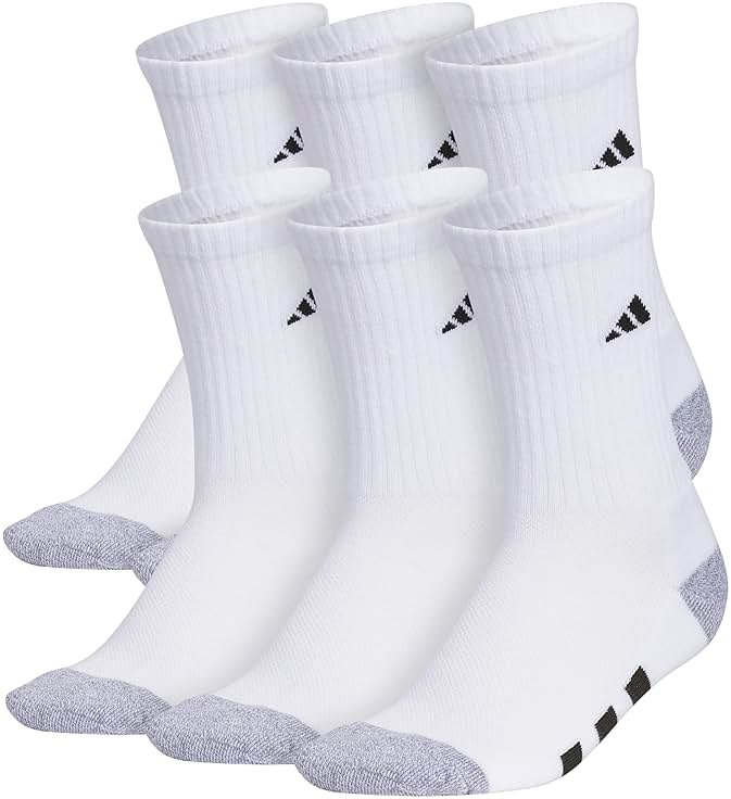 adidas Kids Athletic Cushioned 6-Pack Crew (Little Kid/Big Kid/Adult) - Product Image