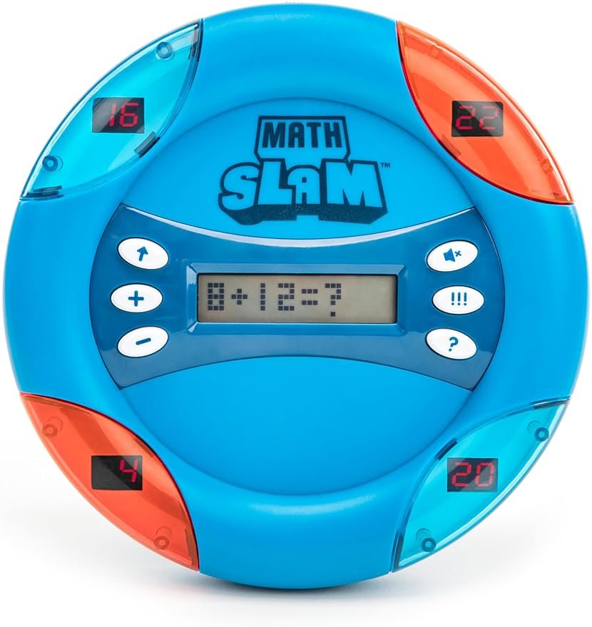 Educational Insights Math Slam - Handheld Electronic Math Games for Kids 5-7, First Grade Addition and Subtraction Games, Basic Algebra Learning Game, Self-Teaching Elementary STEM Tools - Product Image
