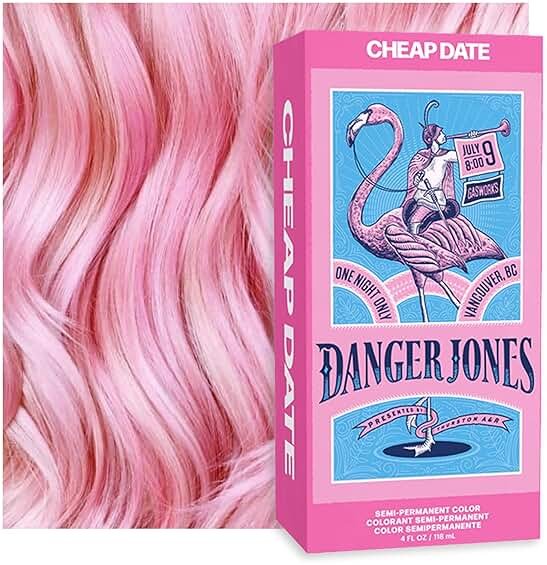Danger Jones Semi-Permanent Hair Color (Cheap Date - Light Pink) - Product Image