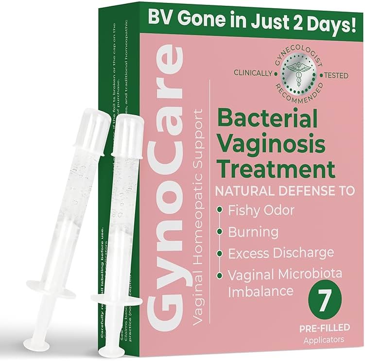 Bacterial Vaginosis Symptoms Relief | BV For Women | Natural Homeopathic Vaginal Ointment for Odor, Itching, BV, and Vaginal Microbiota Imbalance | 7 Pre Filled Applicators - Product Image