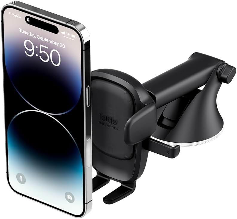 iOttie Easy One Touch Advanced Universal Car Mount Dashboard & Windshield Suction Cup Phone Holder for iPhone, Samsung, Google, All Smartphones - Product Image