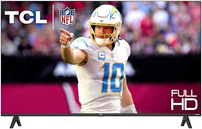 TCL 40-Inch Class S3 1080p LED Smart TV with Roku TV (40S350R, 2023 Model), Compatible with Alexa, Google Assistant, and Apple HomeKit Compatibility, Streaming FHD Television,Black - Product Image