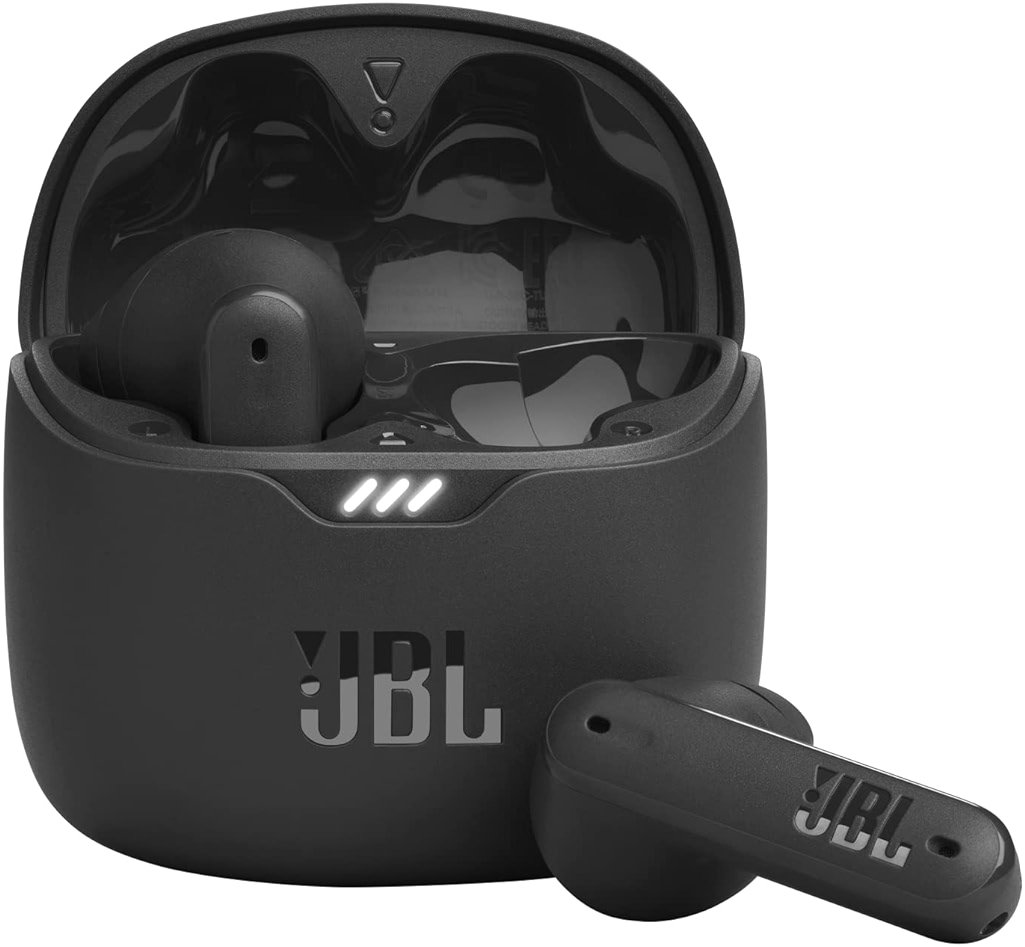 JBL Tune Flex - True Wireless Noise Cancelling Earbuds (Black), Small - Product Image