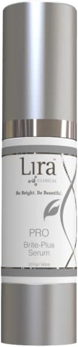 Lira Clinical PRO Brite-Plus Serum - Hydration & Dark Spot - Tranexamic Acid Serum, Ferulic Acid & Vitamin C - Brightens, Firms & Minimizes Pores & Skin - For All Skin Types - 0.5 fl oz - Product Image