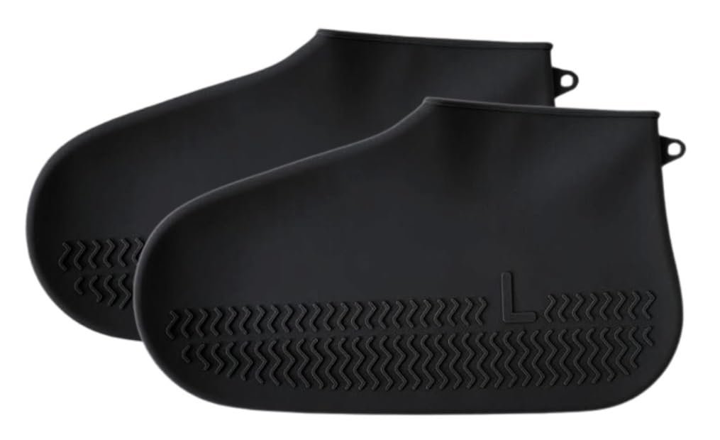 Waterproof Shoe Covers for Kids, Women & Men. Reusable, Anti-Slip, Dustproof & Rainproof Silicone Rubber Overshoes, Rain Footwear Protectors, Outdoor, Cycling, Biking, Walking. Sustainable & BPA Free. - Product Image