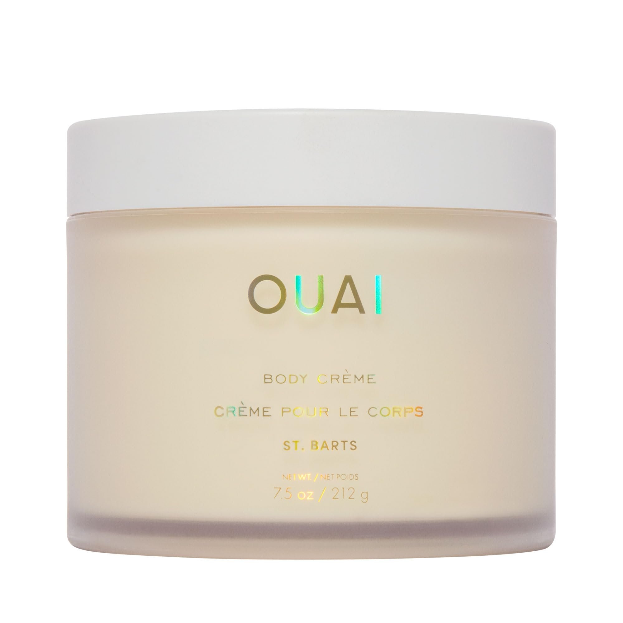 OUAI Body Cream, St. Barts - Hydrating Whipped Body Cream with Cupuaçu Butter, Coconut Oil and Squalane - Softens Skin and Delivers Healthy-Looking Glow - Sulfate-Free Skin Care (7.5 Oz) - Product Image