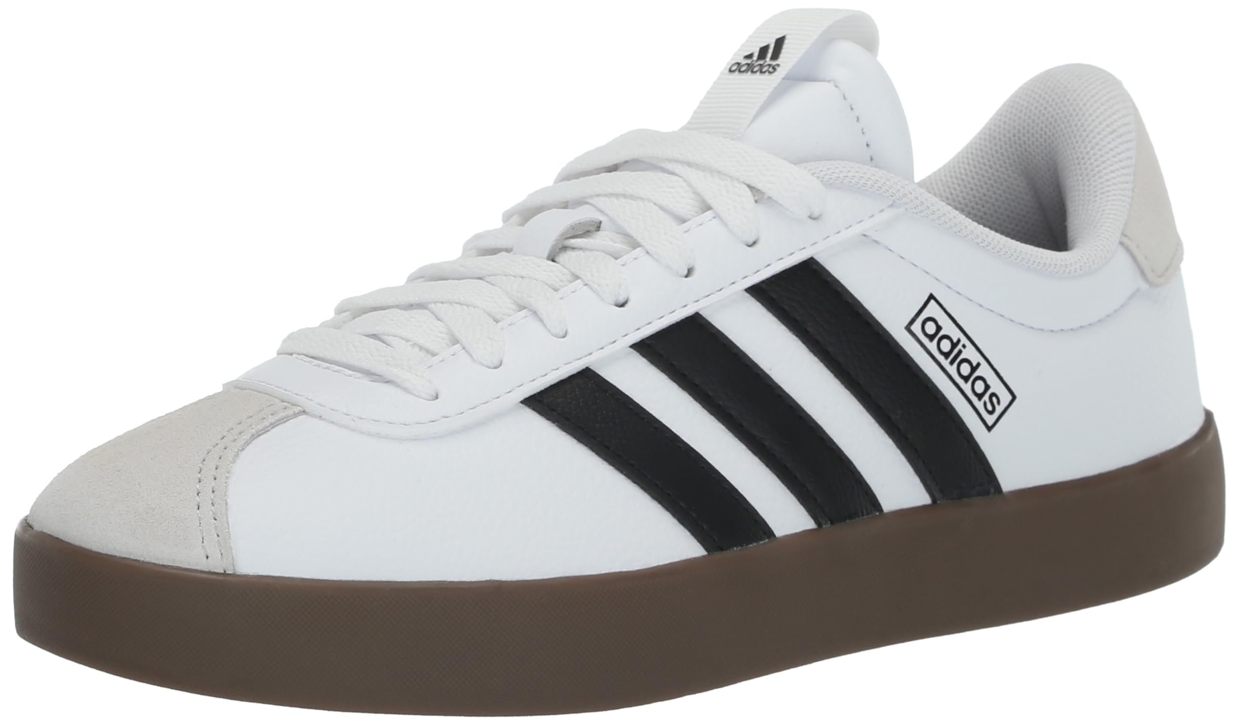 adidas Mens Vl Court 3.0 Lace Up Sneakers Shoes Casual - Red - Product Image