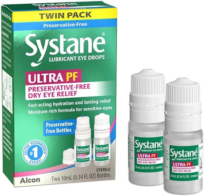 Systane Ultra Multi-Dose Preservative-Free Eye Drops Twin Pack (2x10ml) - Product Image