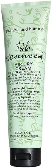 Bumble and bumble. Seaweed Nourishing Air Dry Hair Styling Cream | Leave-In Conditioner | Detangling, Hydrating, Anti Frizz, Soft Hold, Color Safe | For All Curly, Wavy, Straight Hair Types - Product Image