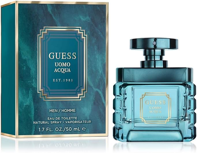 Guess Uomo Acqua Eau de Toilette Cologne Spray For Men, 1.7 Fl. Oz. - Product Image