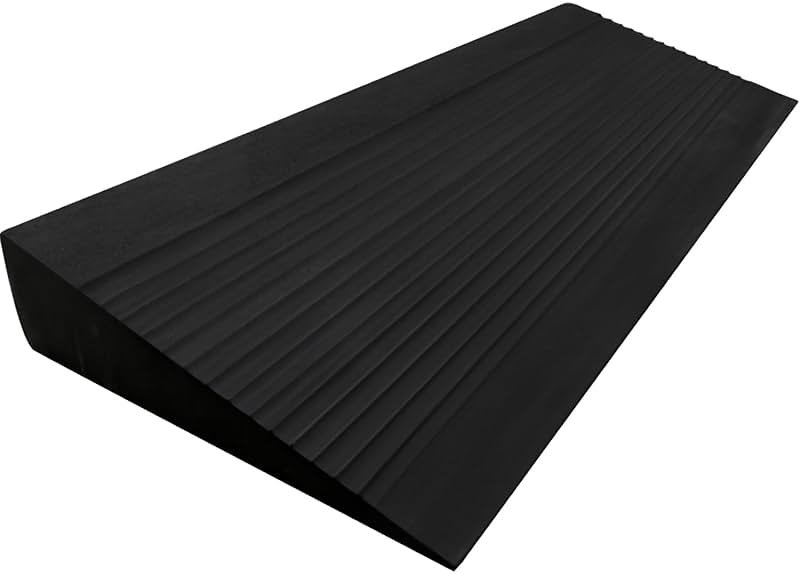 Actomall Squat Wedge Block - Large One-Piece Slant Board for Heel Elevated Squats, Knees Over Toes & Calf Stretches - Weightlifting & Recovery Training - Product Image