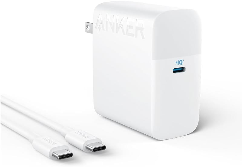 Anker Laptop Charger, Compact and Foldable 100W USB C Charger for MacBook Air, Samsung Galaxy, iPhone 17/16 Series, iPad Pro, and More(5FT USB C Cable Included) - Product Image