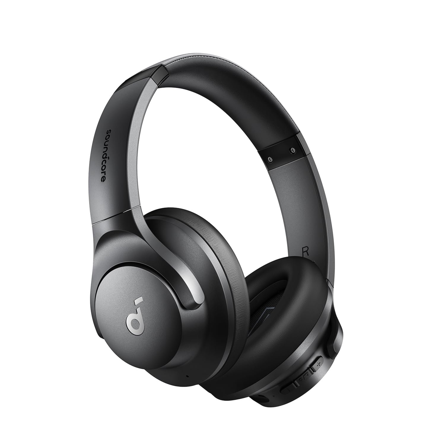 Soundcore by Anker Q20i Hybrid Active Noise Cancelling Headphones, Wireless Over-Ear Bluetooth, 40H Long ANC Playtime, Hi-Res Audio, Big Bass, Customize via an App, Transparency Mode (Black) - Product Image