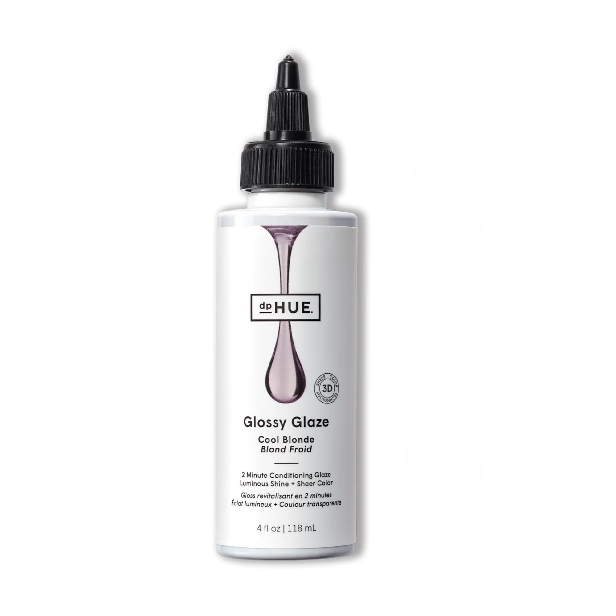 dpHUE Glossy Glaze, Cool Blonde - In-Shower Liquid Hair Gloss for Luminous Shine & Sheer Color - Paraben, SLS & SLES Sulfate Free - Leaping Bunny Certified - Product Image