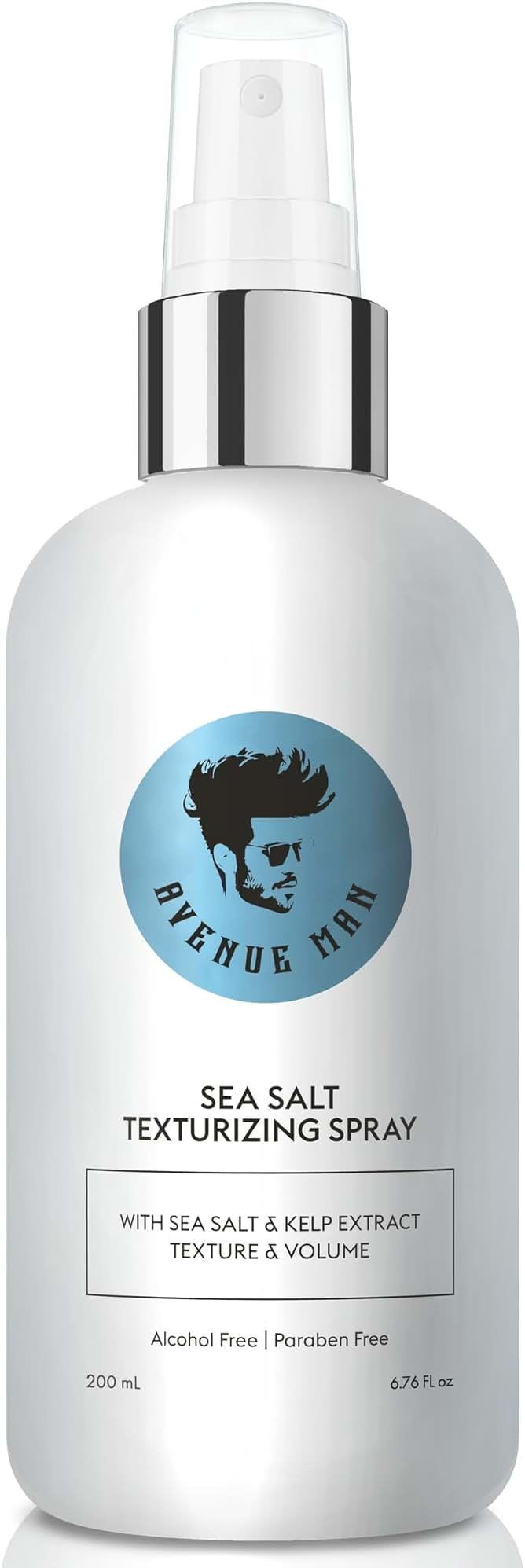 Avenue Man Sea Salt Spray for Men - Texturizing & Thickening Sea Salt Hair Spray for Men with Kelp and Brown Seaweed Extract - Paraben, Sulfate-Free - Add Volume and Texture Beach Hairspray 6.76 Oz - Product Image
