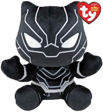 Ty Beanie Babies Black Panther (Soft Body) - 6" - Product Image
