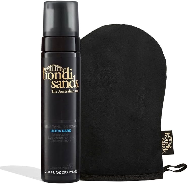 Bondi Sands Self Tanning Foam + Application Mitt | Includes Lightweight Sunless Foam + Reusable Mitt for a Flawless Finish - Product Image
