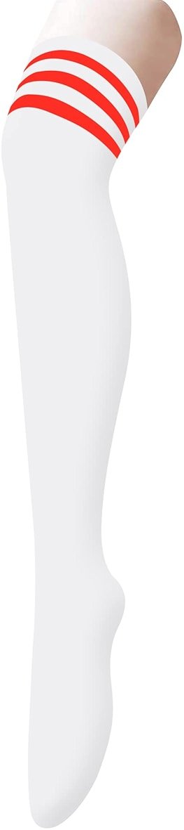 UTTPLL Womens Thigh High Socks Striped Stockings Fashion Colored Long Over Knee High Socks for Halloween, Party, Daily Wear - Product Image