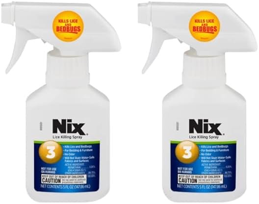 Nix Lice & Bed Bug Killing Spray for Home, Bedding & Furniture, 5 fl oz (Pack of 2) - Product Image